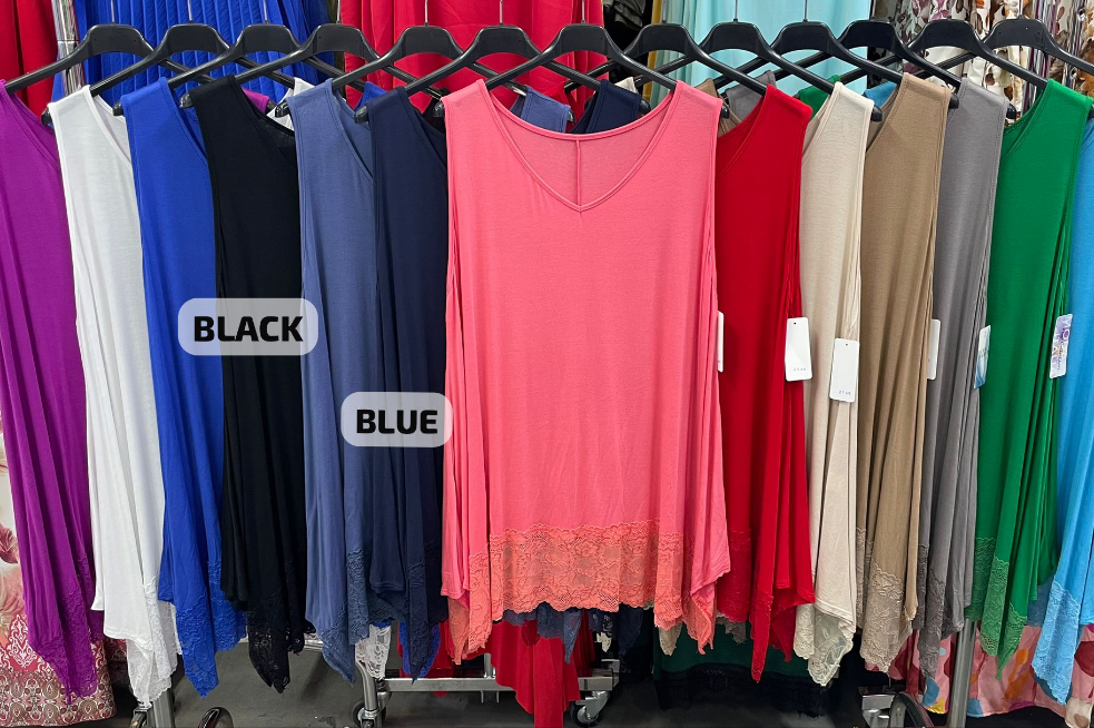 Maxi top pizzo Curvy