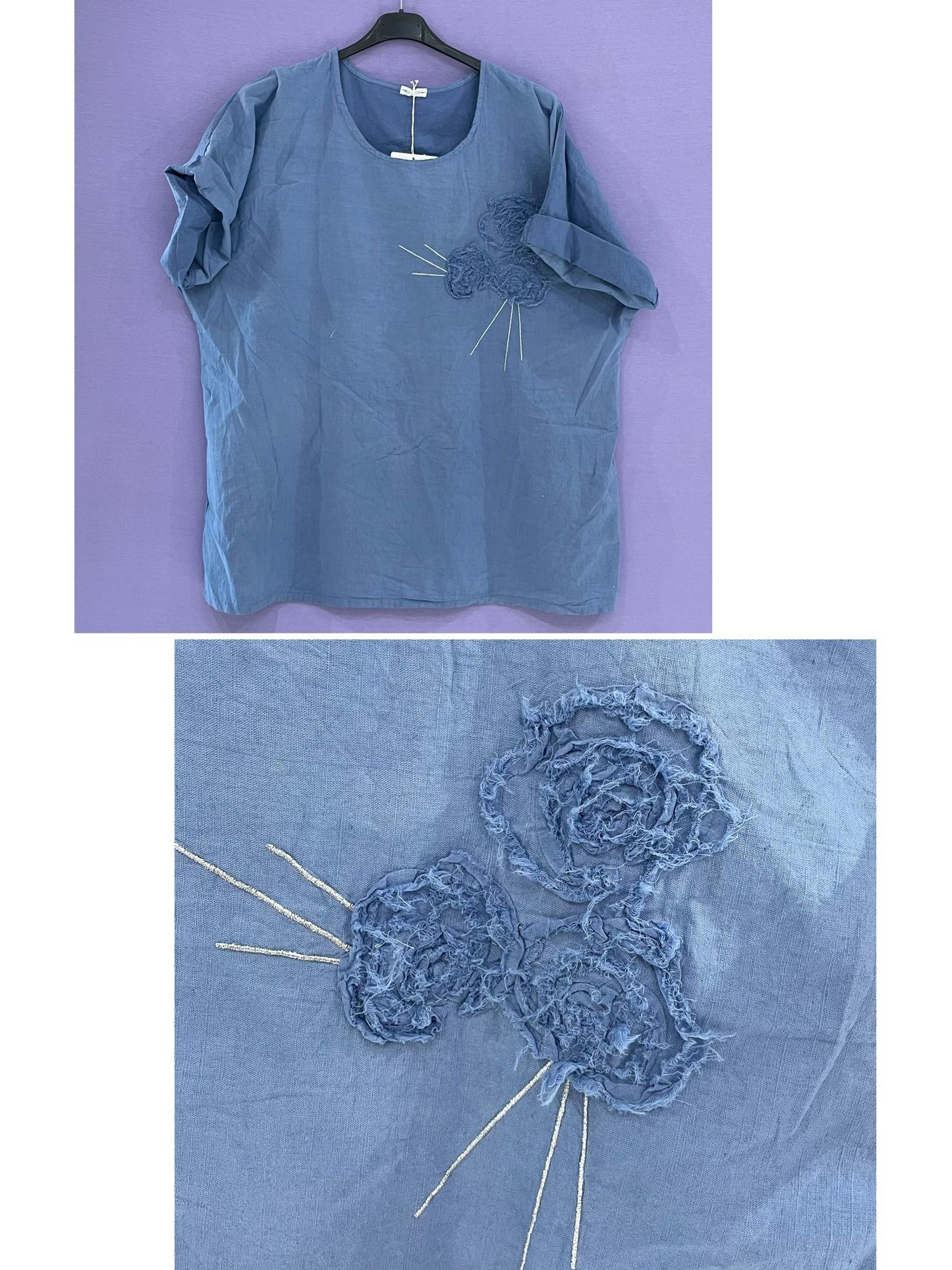 Maxi maglia cotone e lino