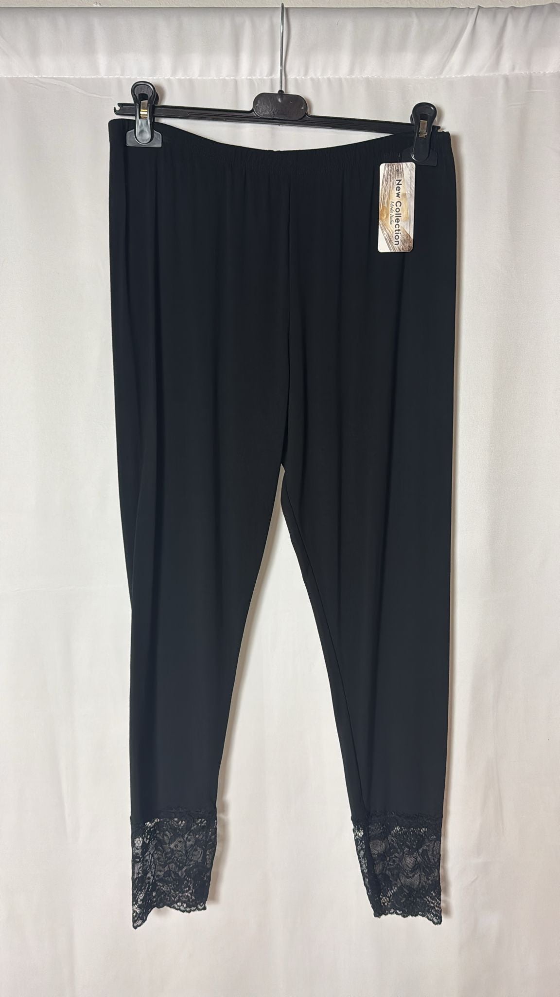 Leggings fondo pizzo curvy