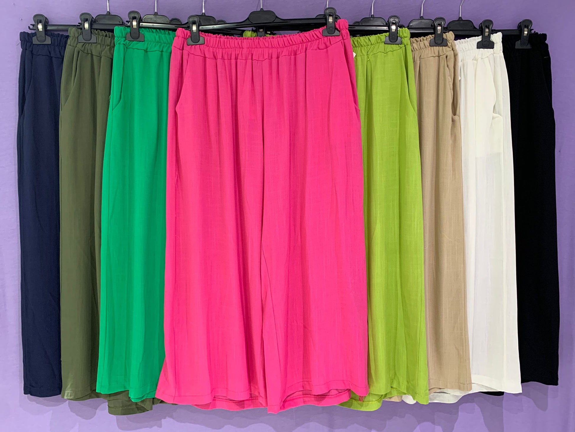 Pantalone colorato tasche