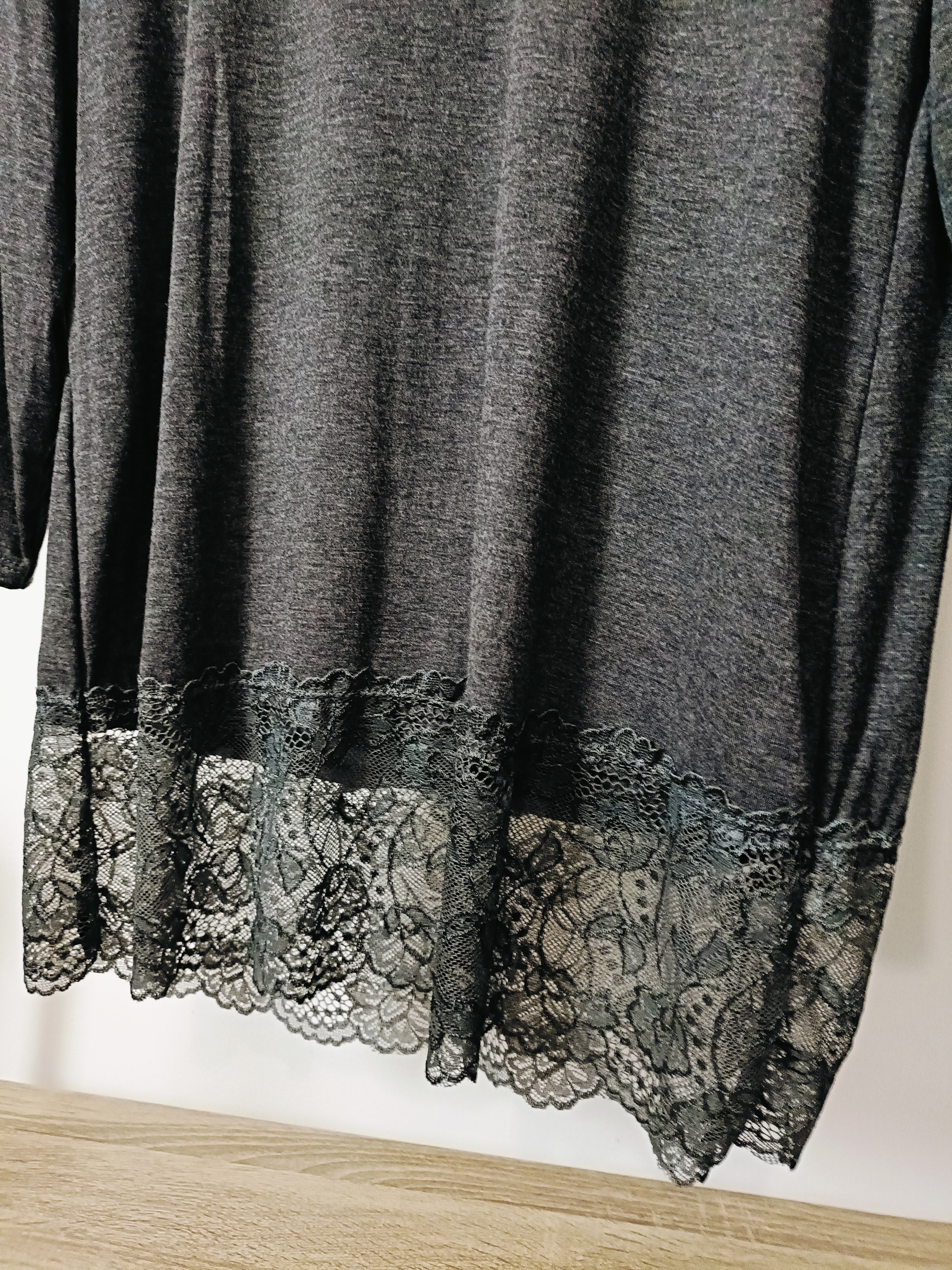 Maxi Maglia Pizzo manica lunga