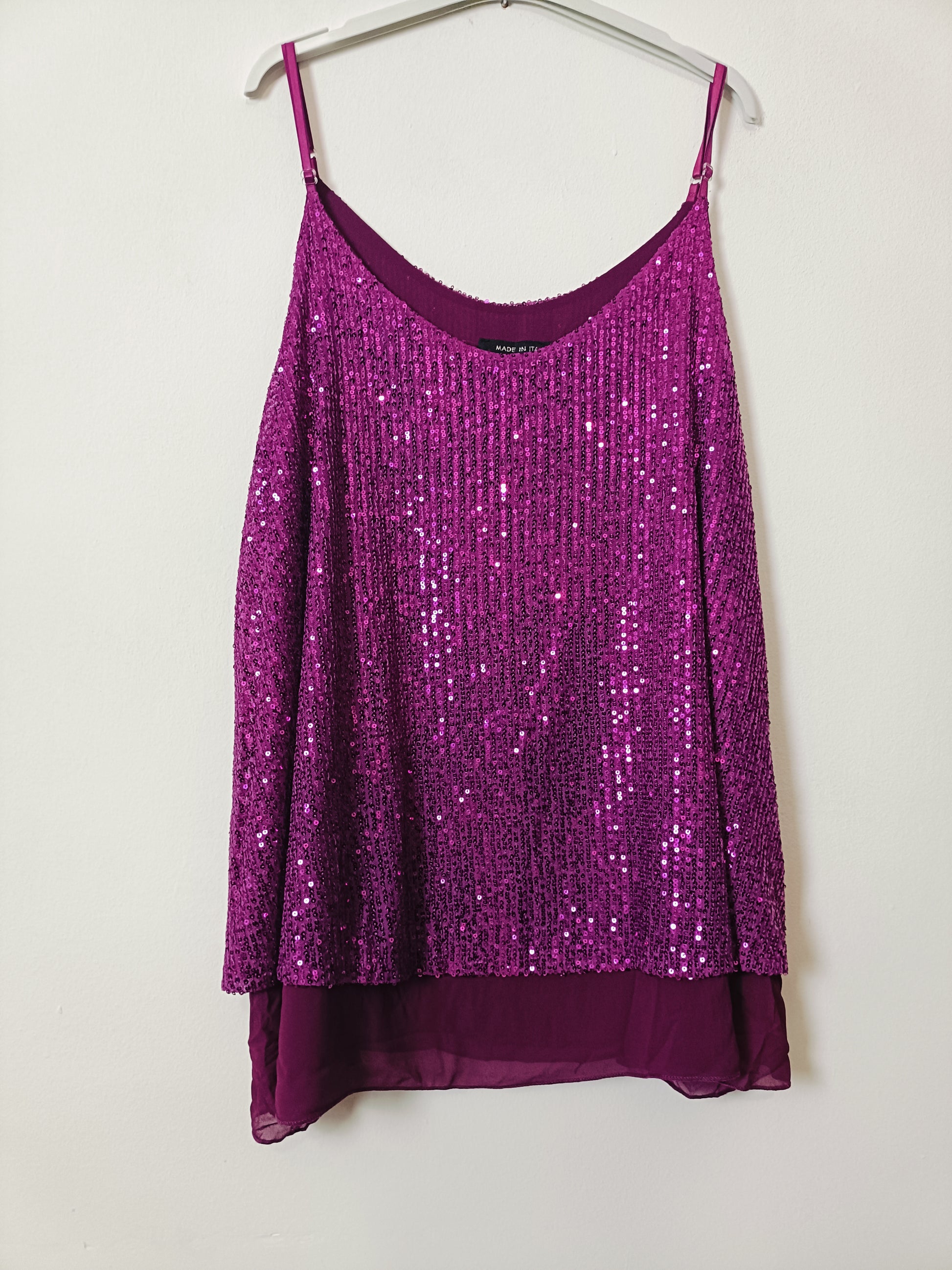 Maxi top paillettes curvy