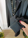 Blazer curvy raso