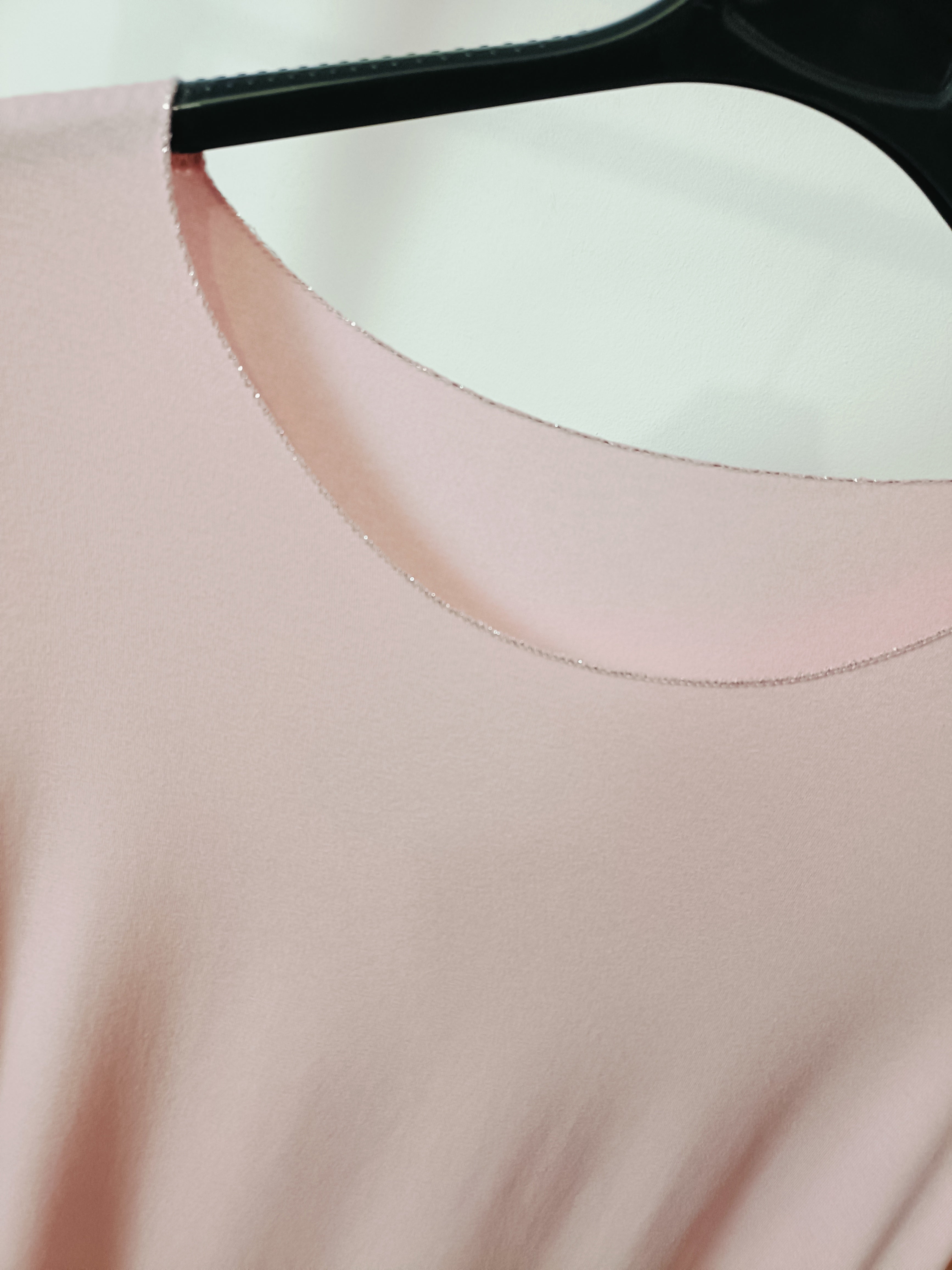 T-shirt bordo Lurex in viscosa elasticizzata taglia comoda