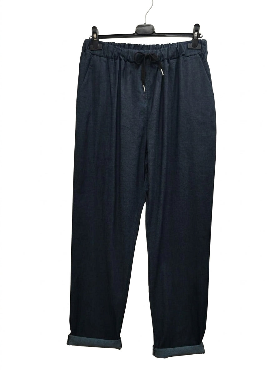 Jeans curvy laccetto
