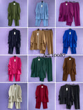 Completo curvy manica arricciata