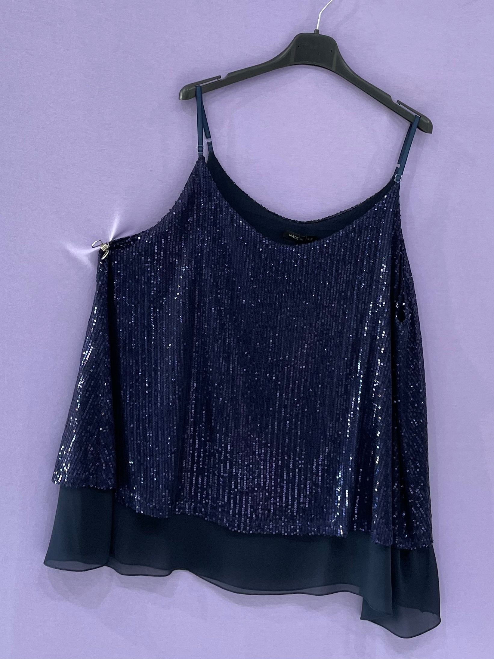 Maxi top paillettes curvy