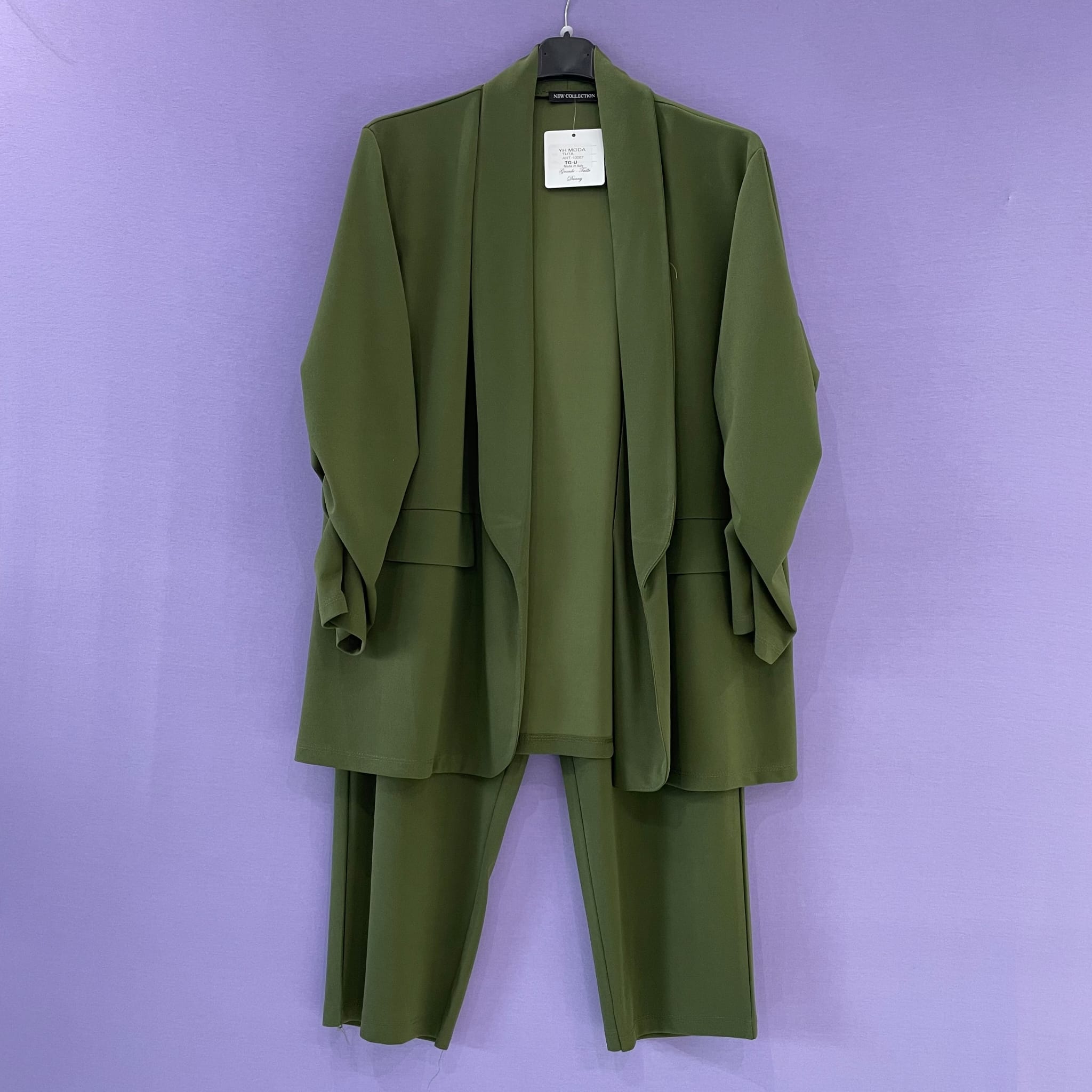 Completo manica arricciata curvy