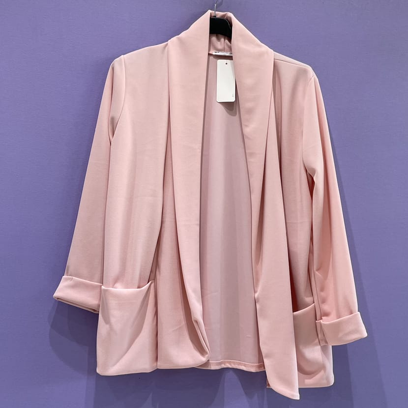 Blazer curvy manica dritta taglie comode