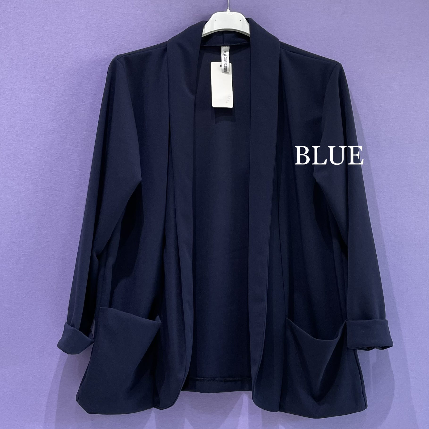 Blazer curvy manica dritta taglie comode