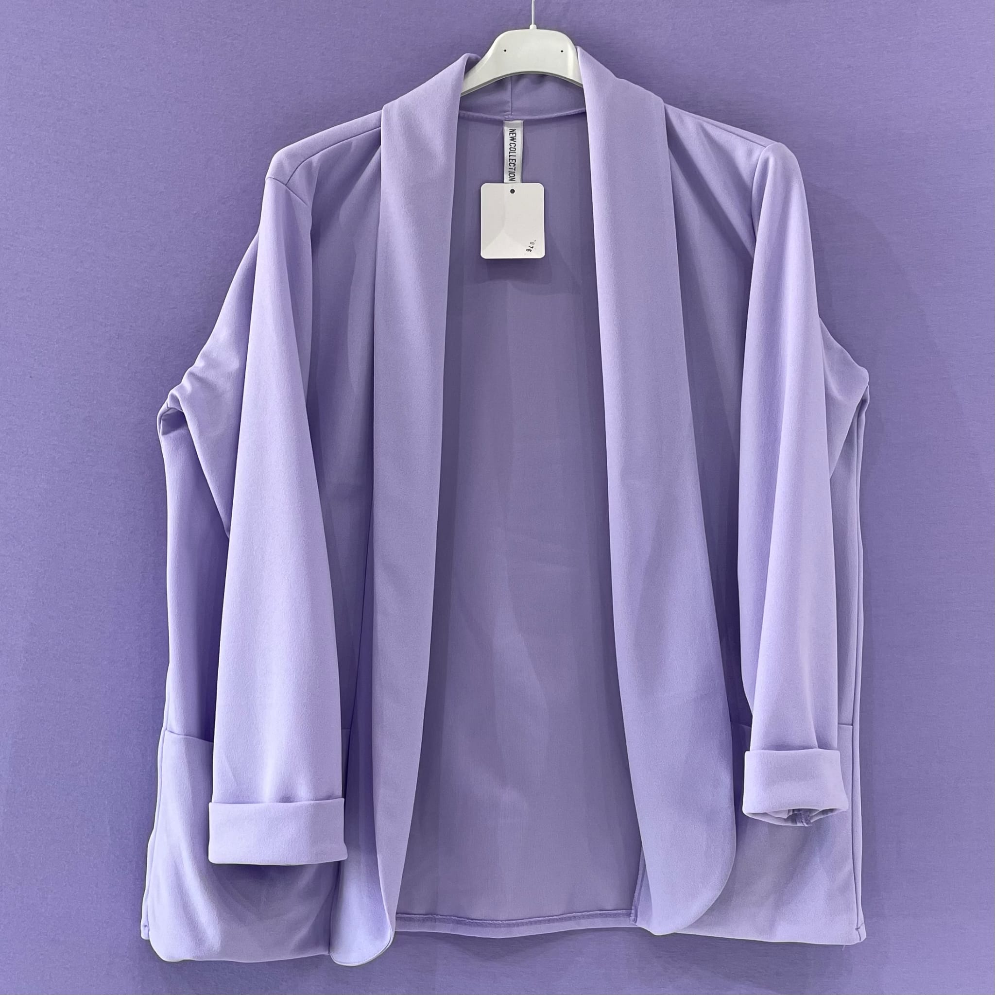 Blazer curvy manica dritta taglie comode