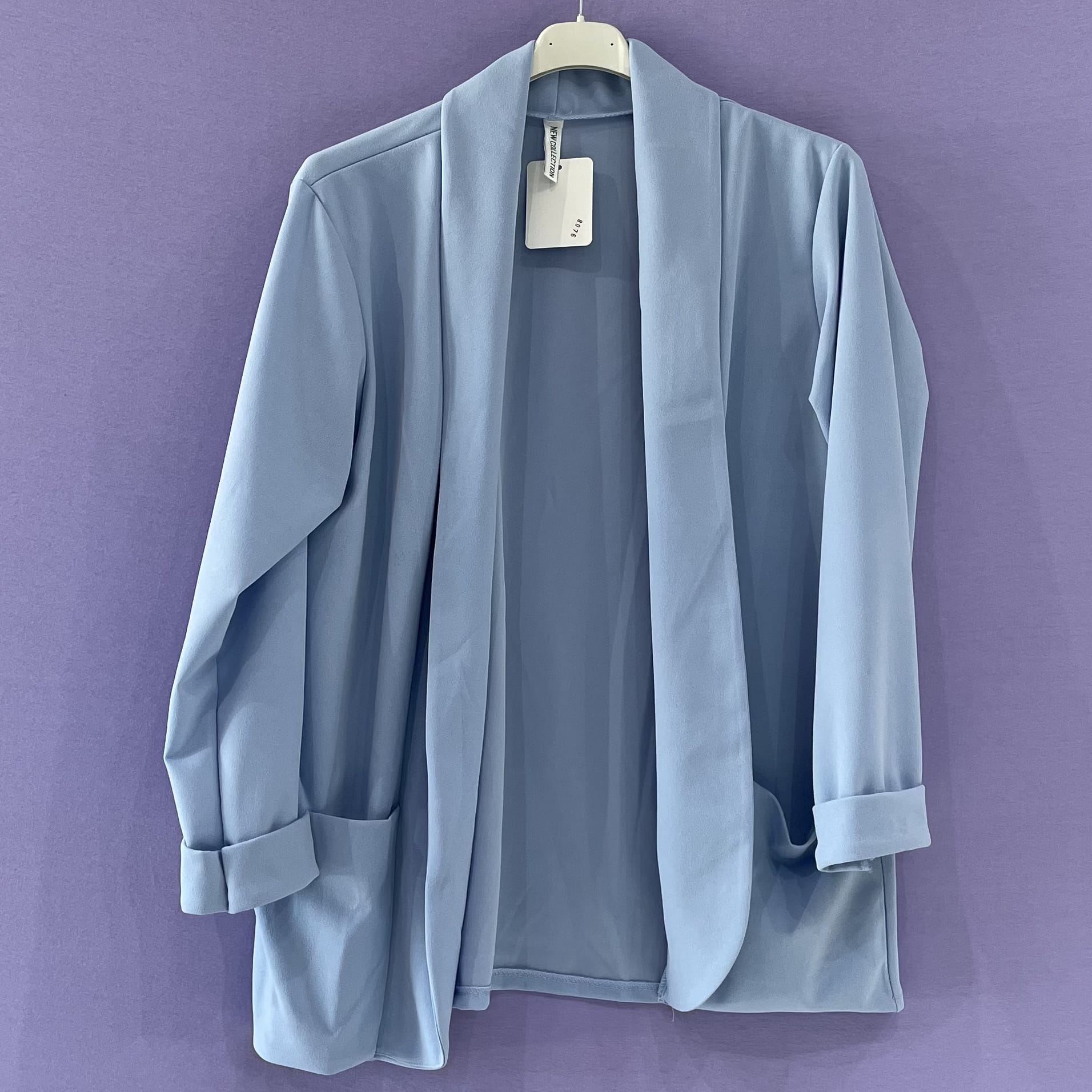 Blazer curvy manica dritta taglie comode