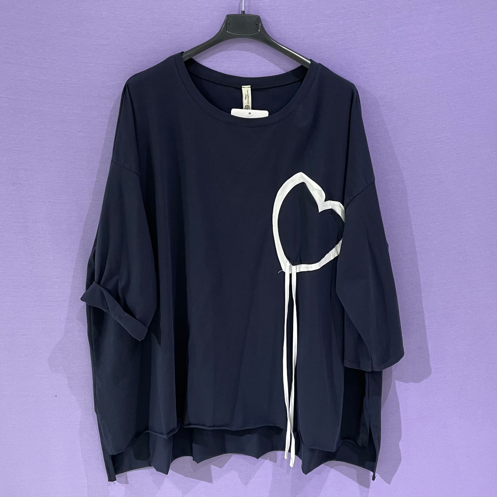Maxi maglia Heart curvy