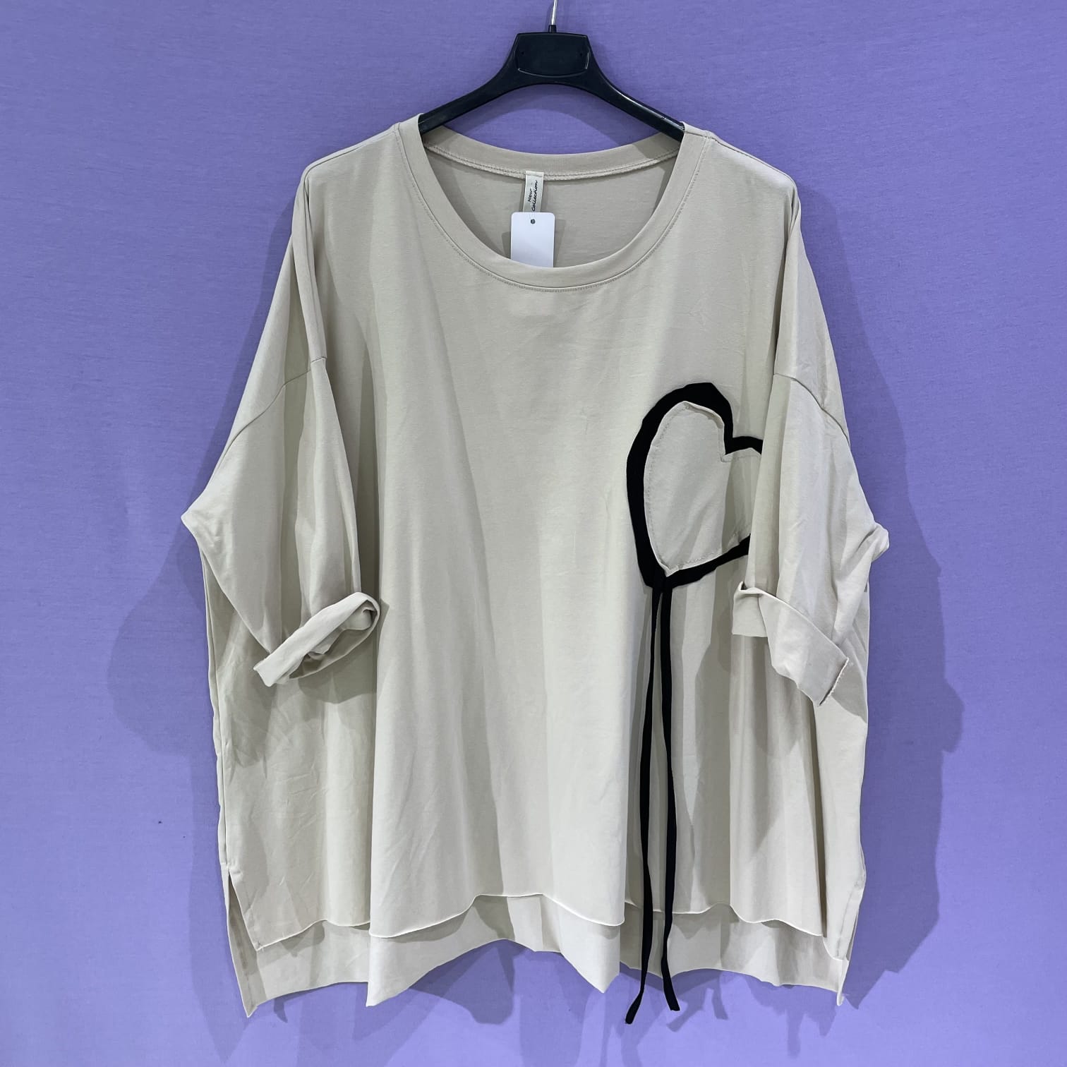 Maxi maglia Heart curvy