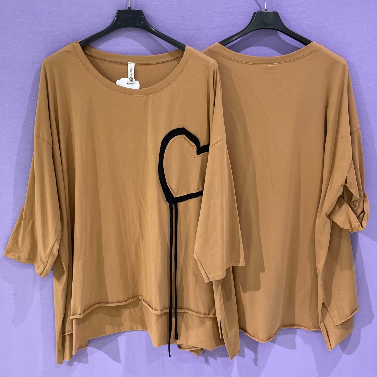 Maxi maglia Heart curvy