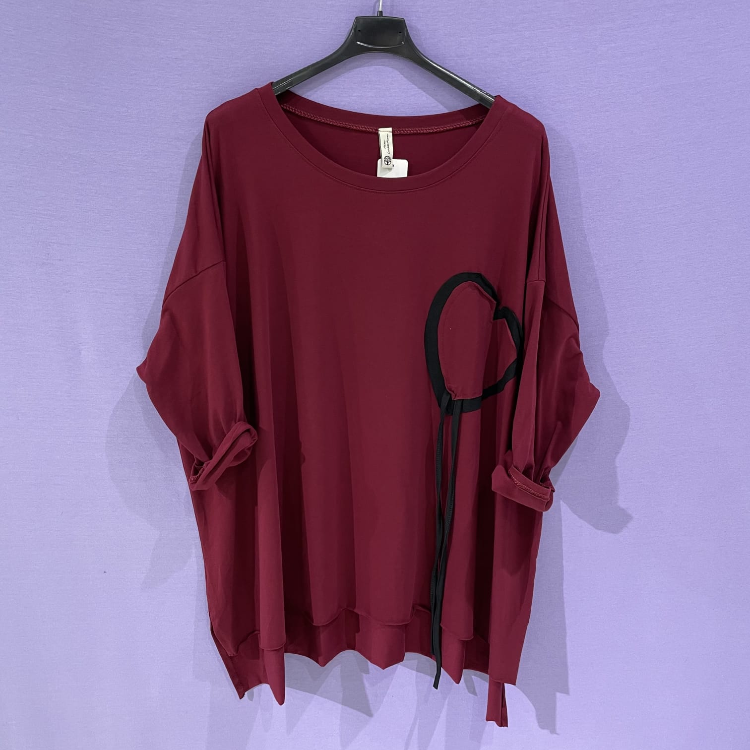 Maxi maglia Heart curvy