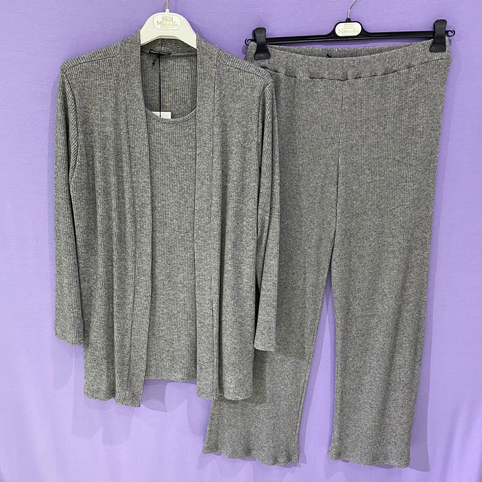 Maxi twinset costine curvy