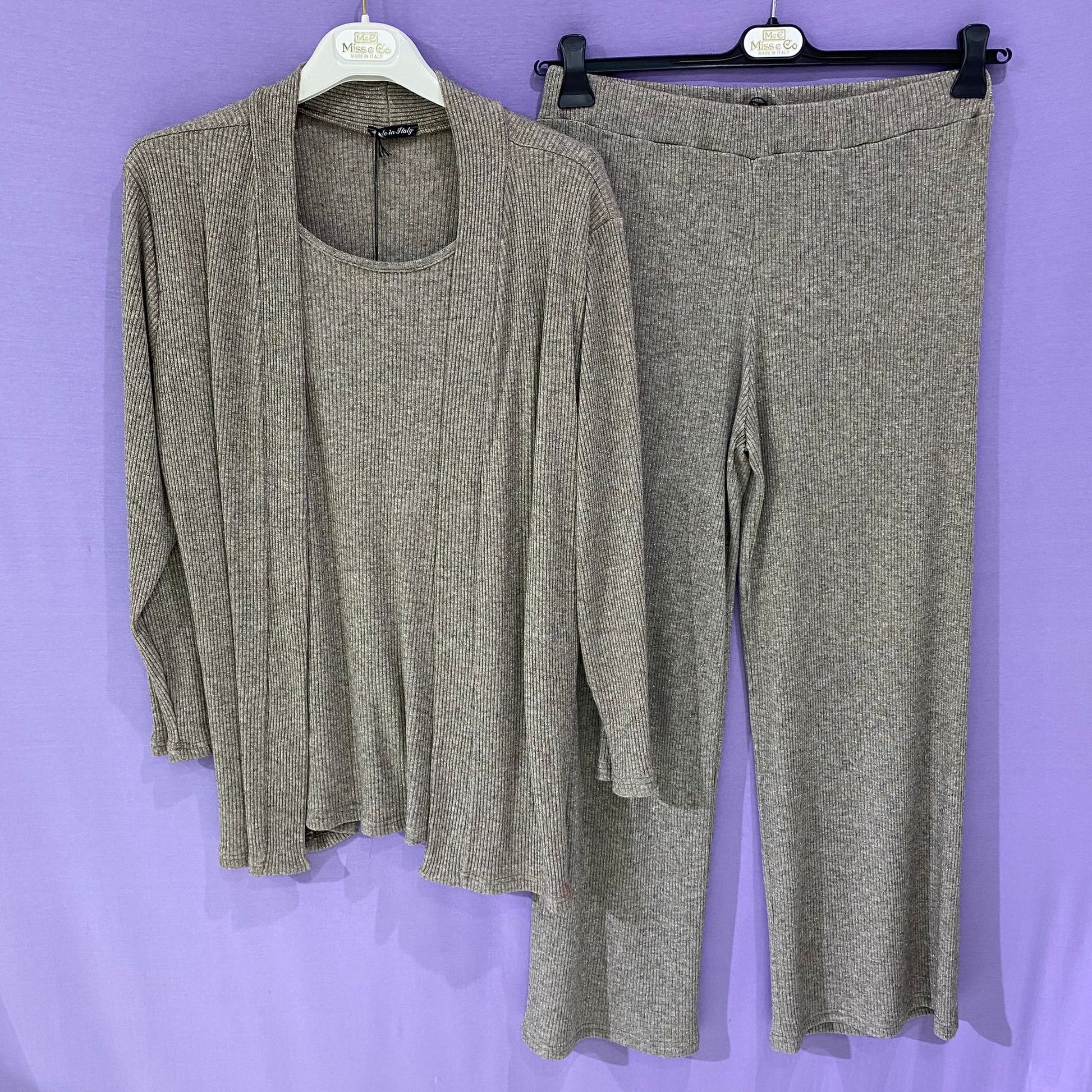 Maxi twinset costine curvy