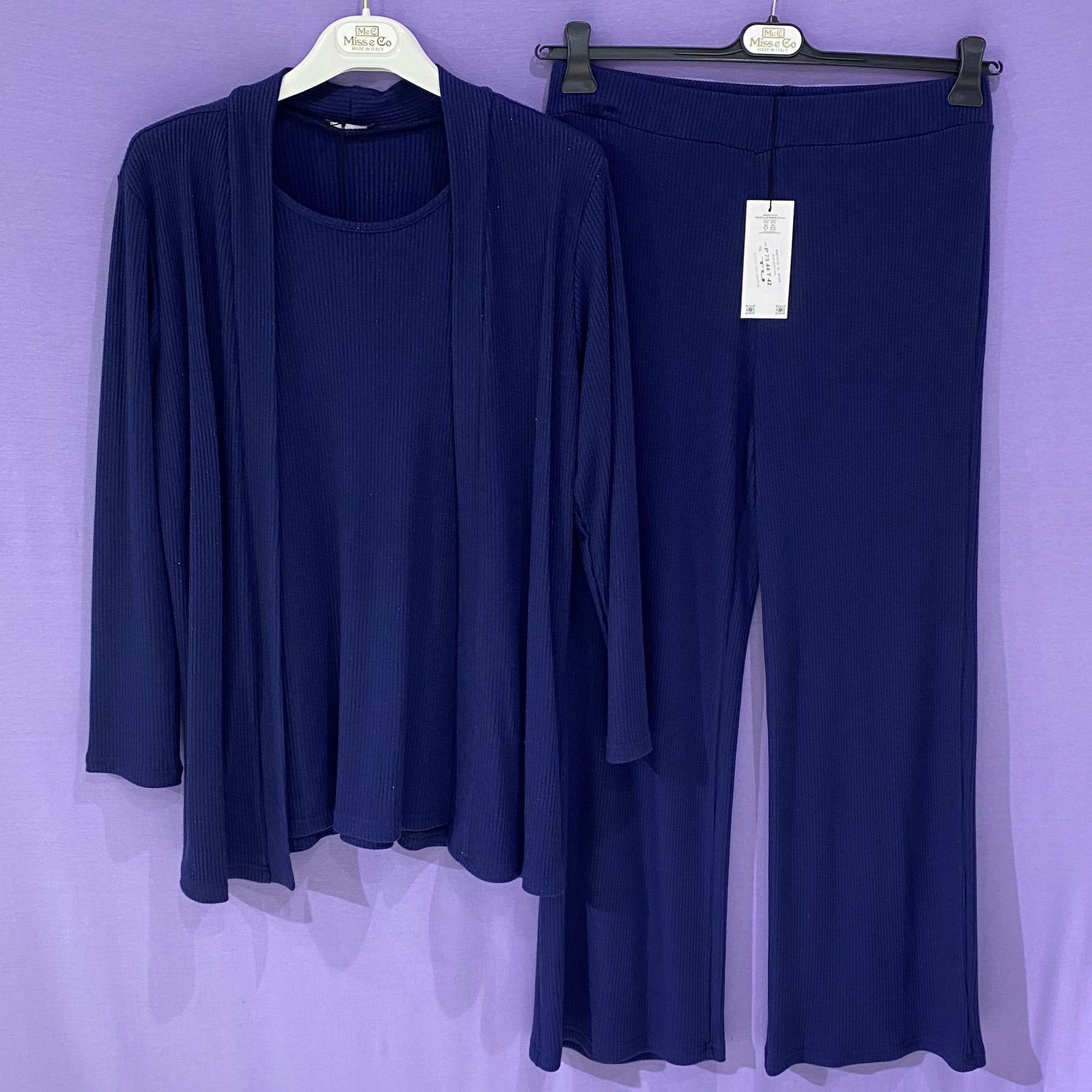 Maxi twinset costine curvy