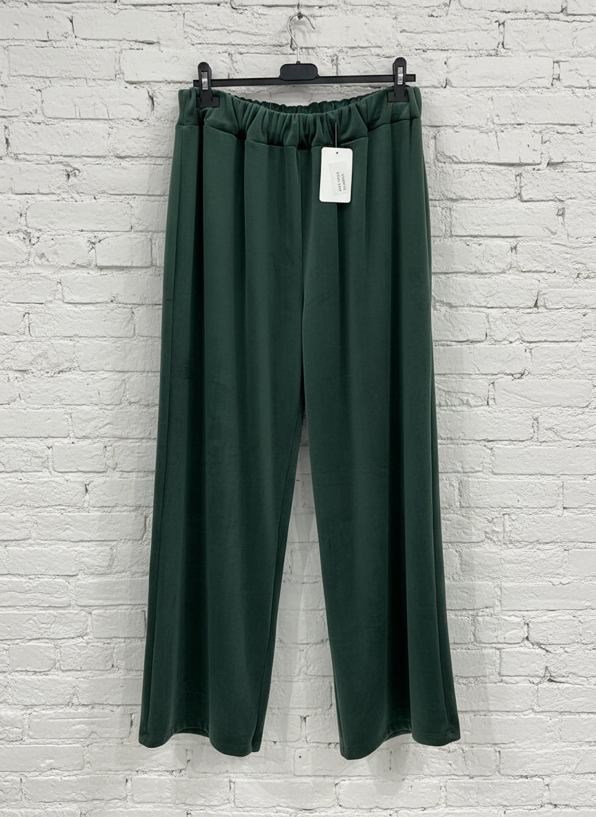 Maxi pantalone ciniglia curvy
