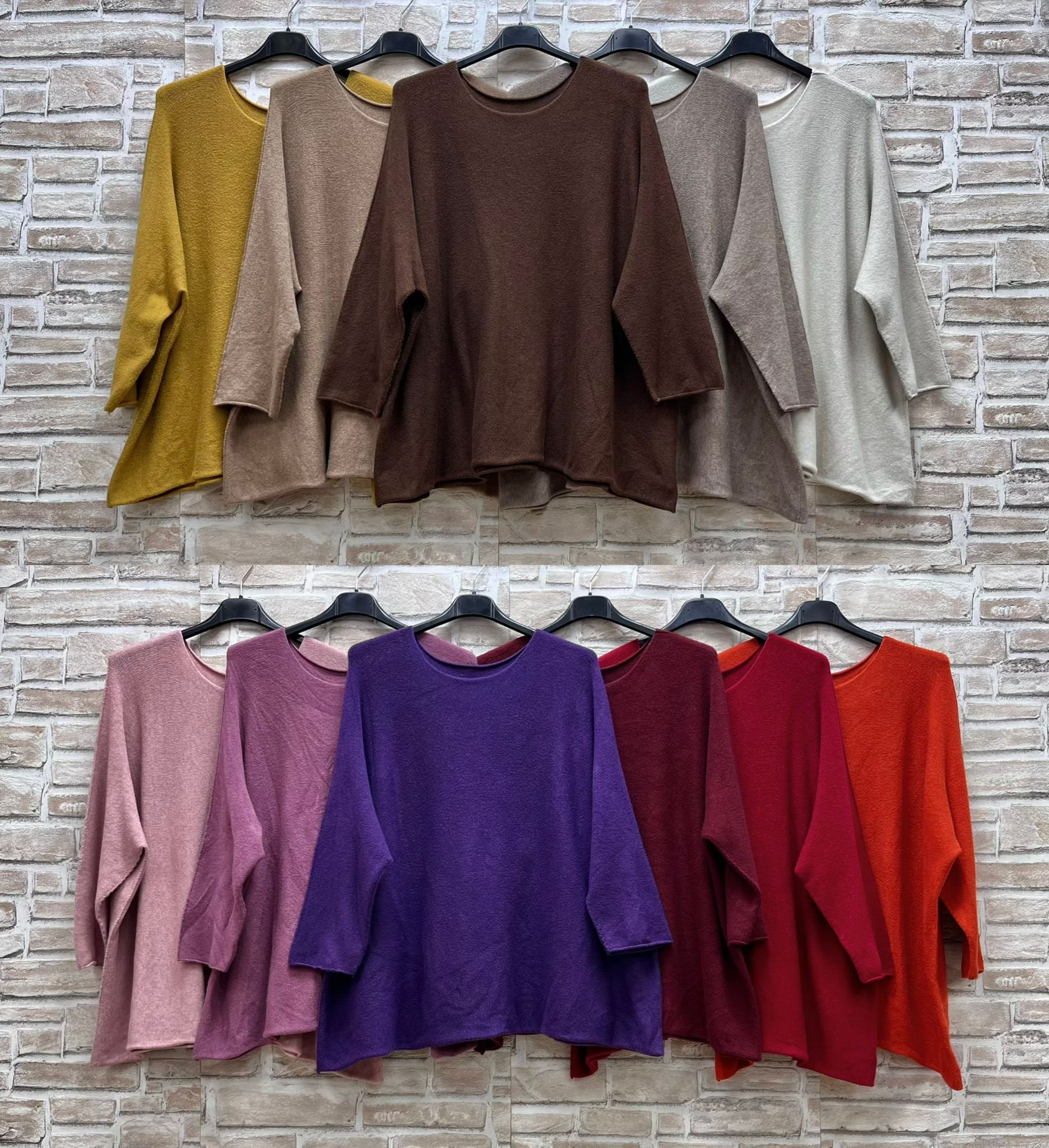 Maxi maglia girocollo curvy