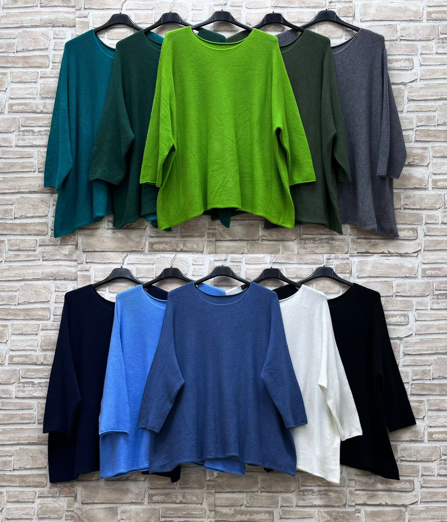 Maxi maglia girocollo curvy