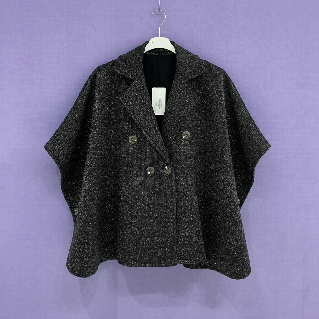 Maxi cappa lurex donna curvy