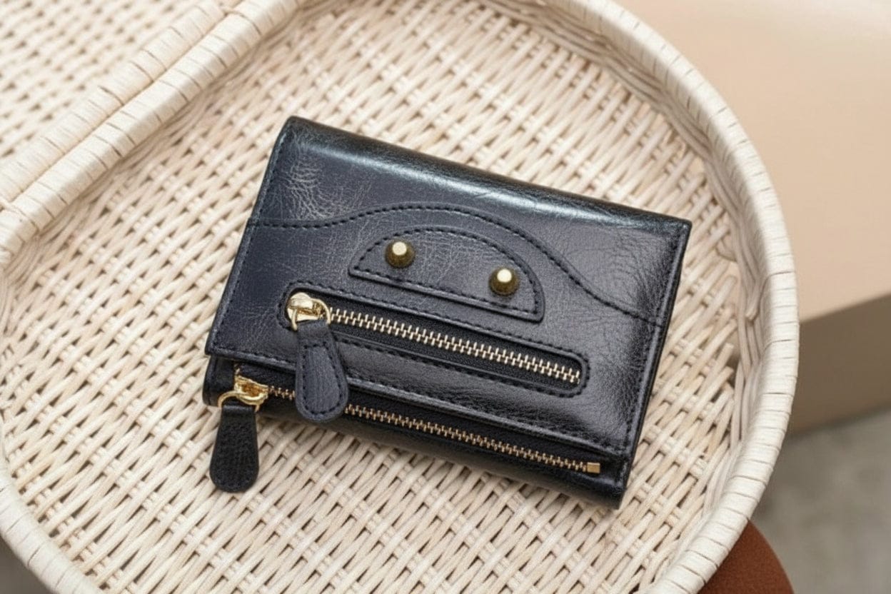 Portafoglio ecopelle donna effetto sauvage