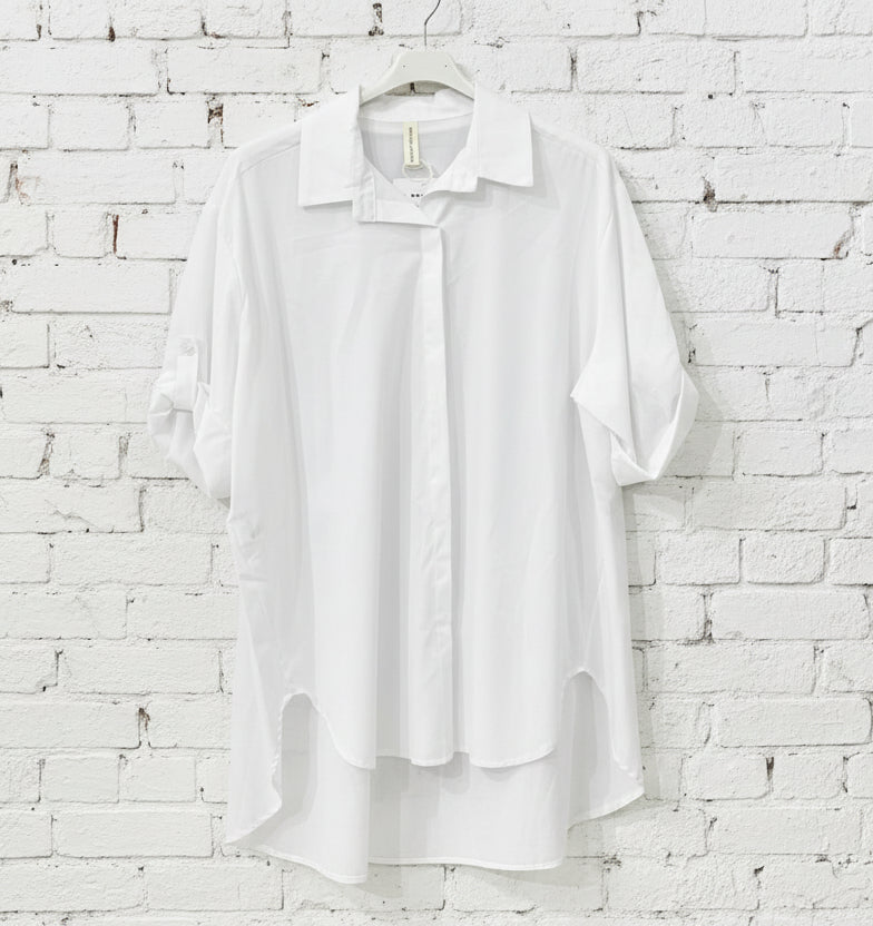 Camicia puro cotone curvy