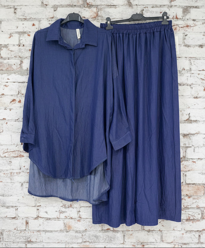 Maxi completo denim curvy