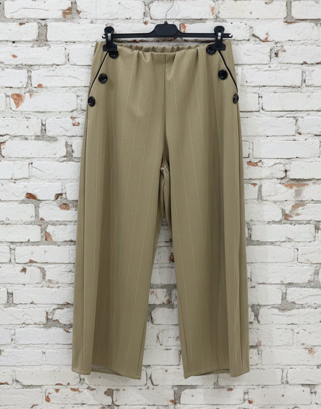 Maxi pantalone tre bottoni curvy