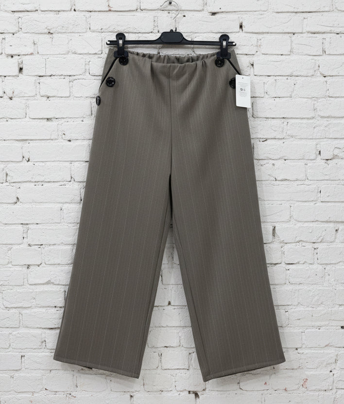 Maxi pantalone tre bottoni curvy