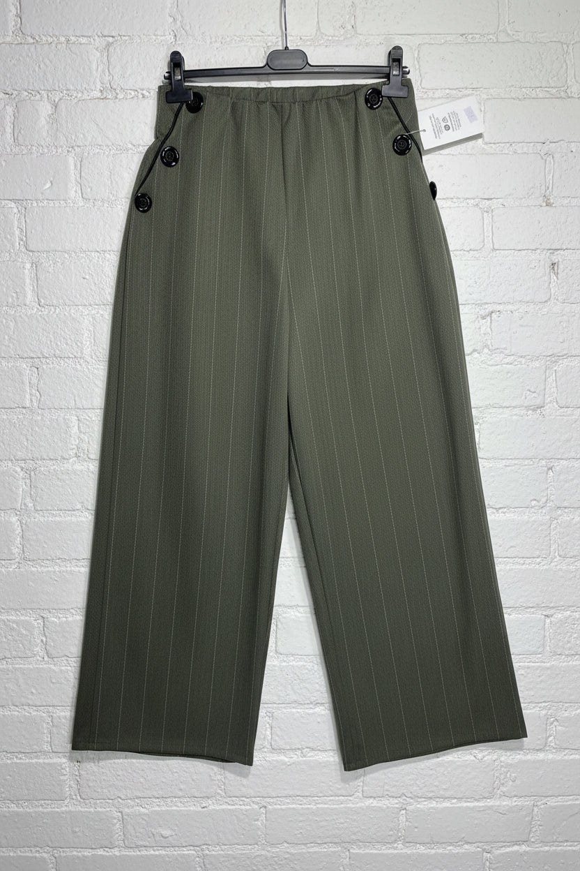 Maxi pantalone tre bottoni curvy