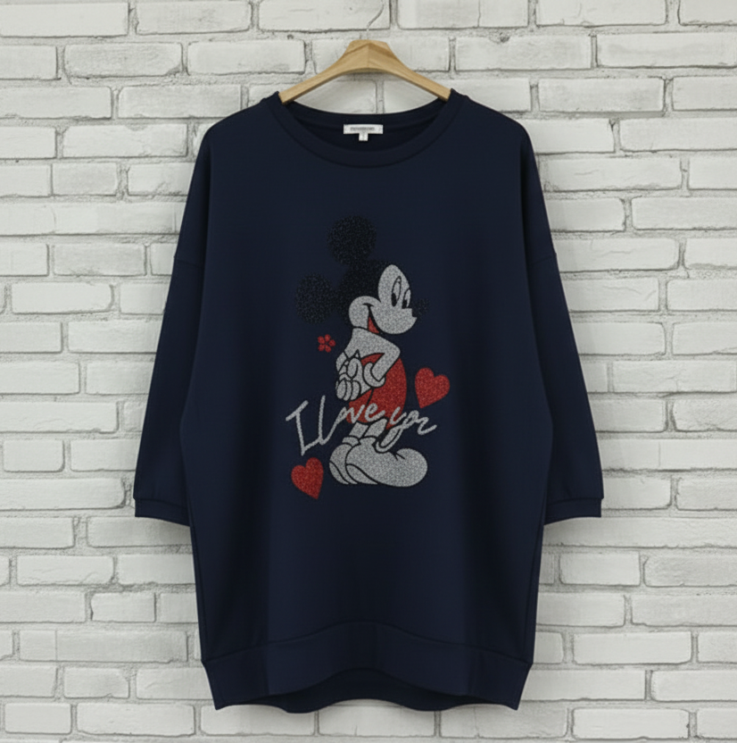 Maxi maglia Minnie curvy