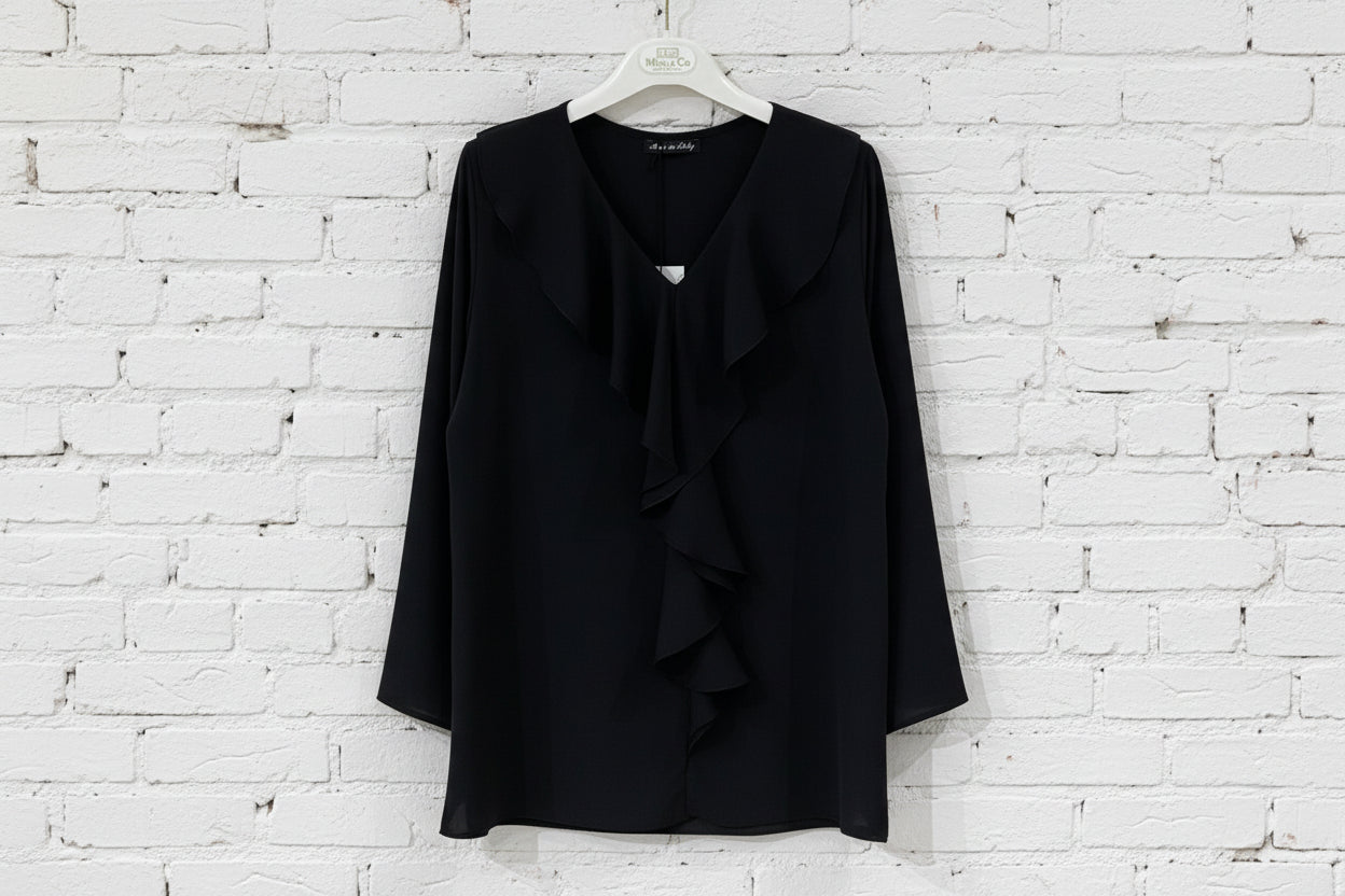 Maxi maglia drappeggio curvy