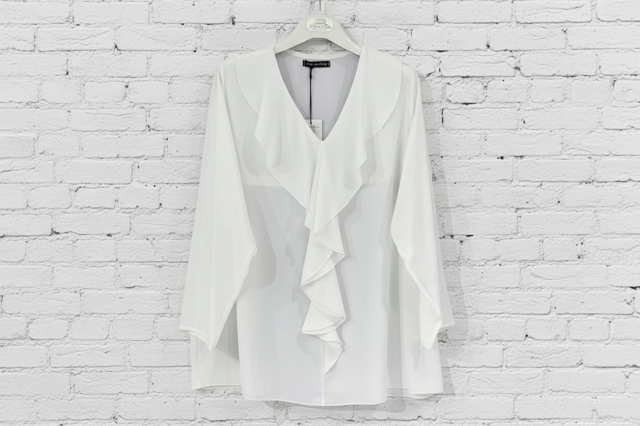 Maxi maglia drappeggio curvy