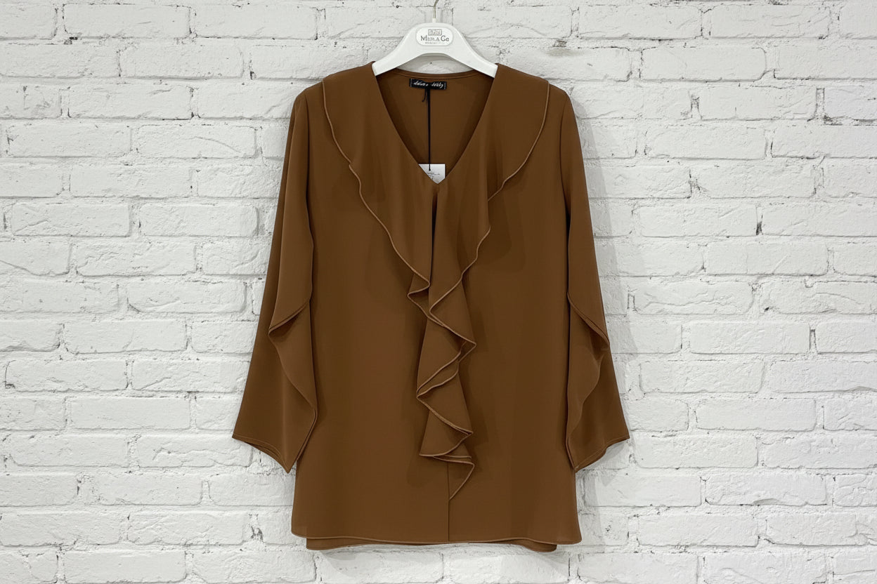 Maxi maglia drappeggio curvy