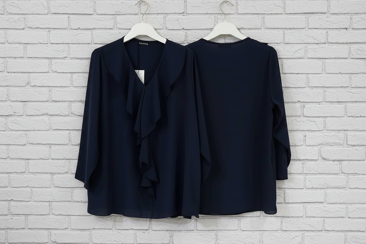 Maxi maglia drappeggio curvy