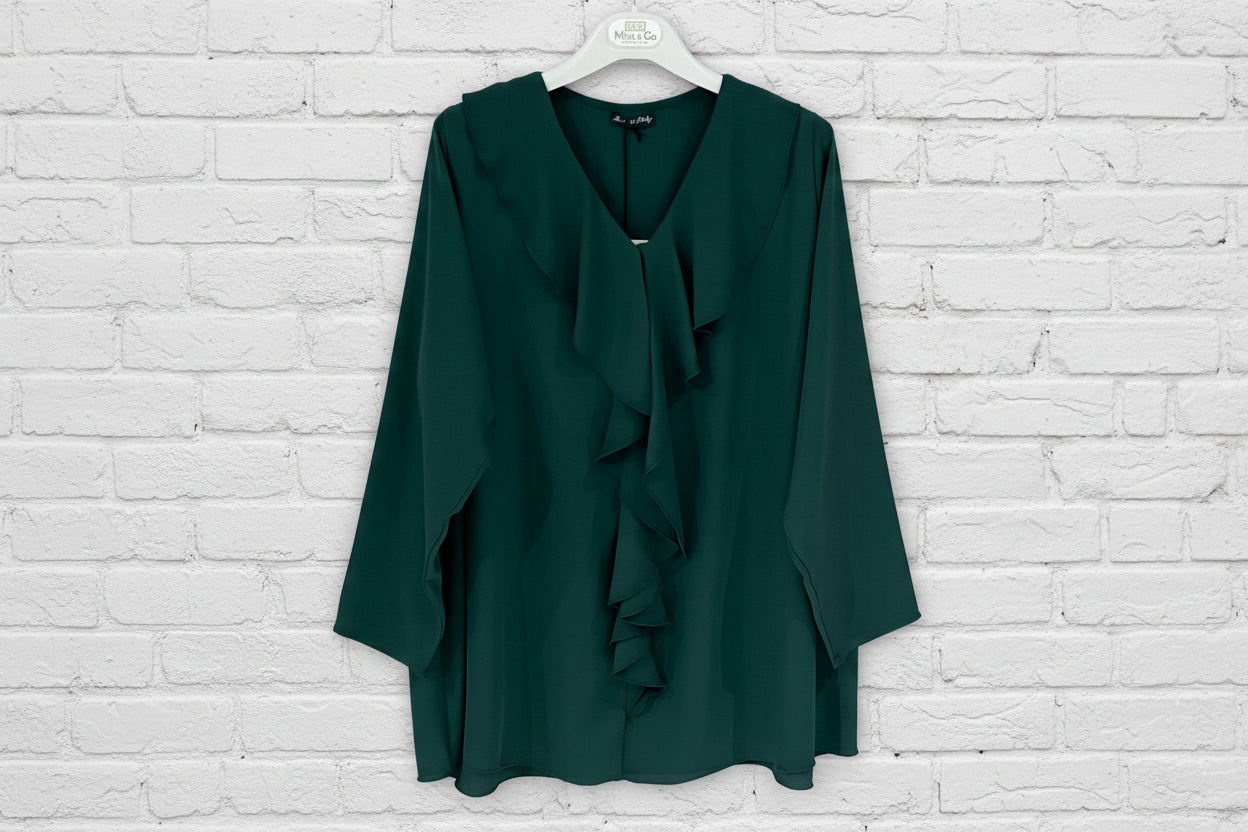 Maxi maglia drappeggio curvy