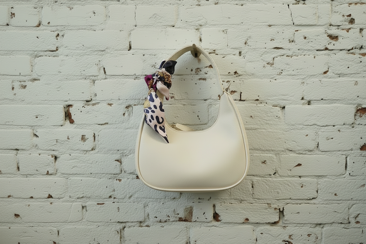 City bag mezzaluna Cindy ecopelle