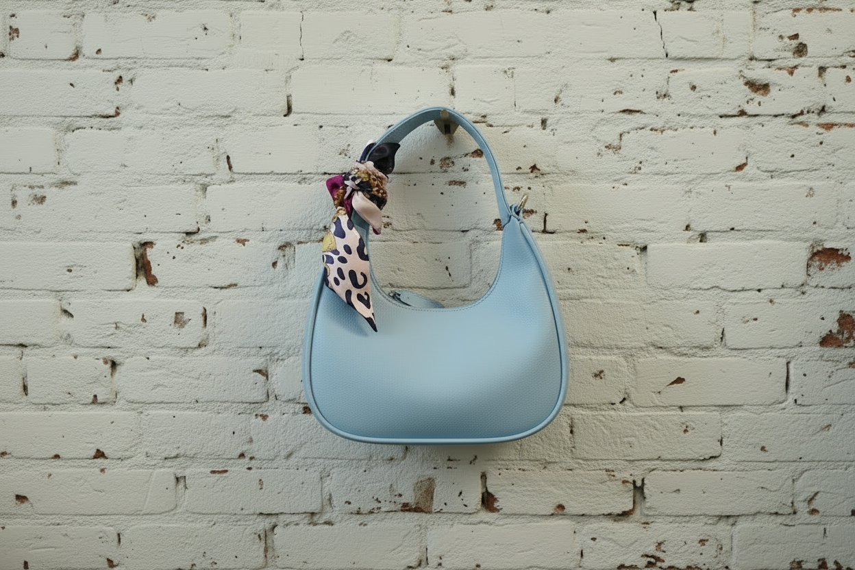 City bag mezzaluna Cindy ecopelle