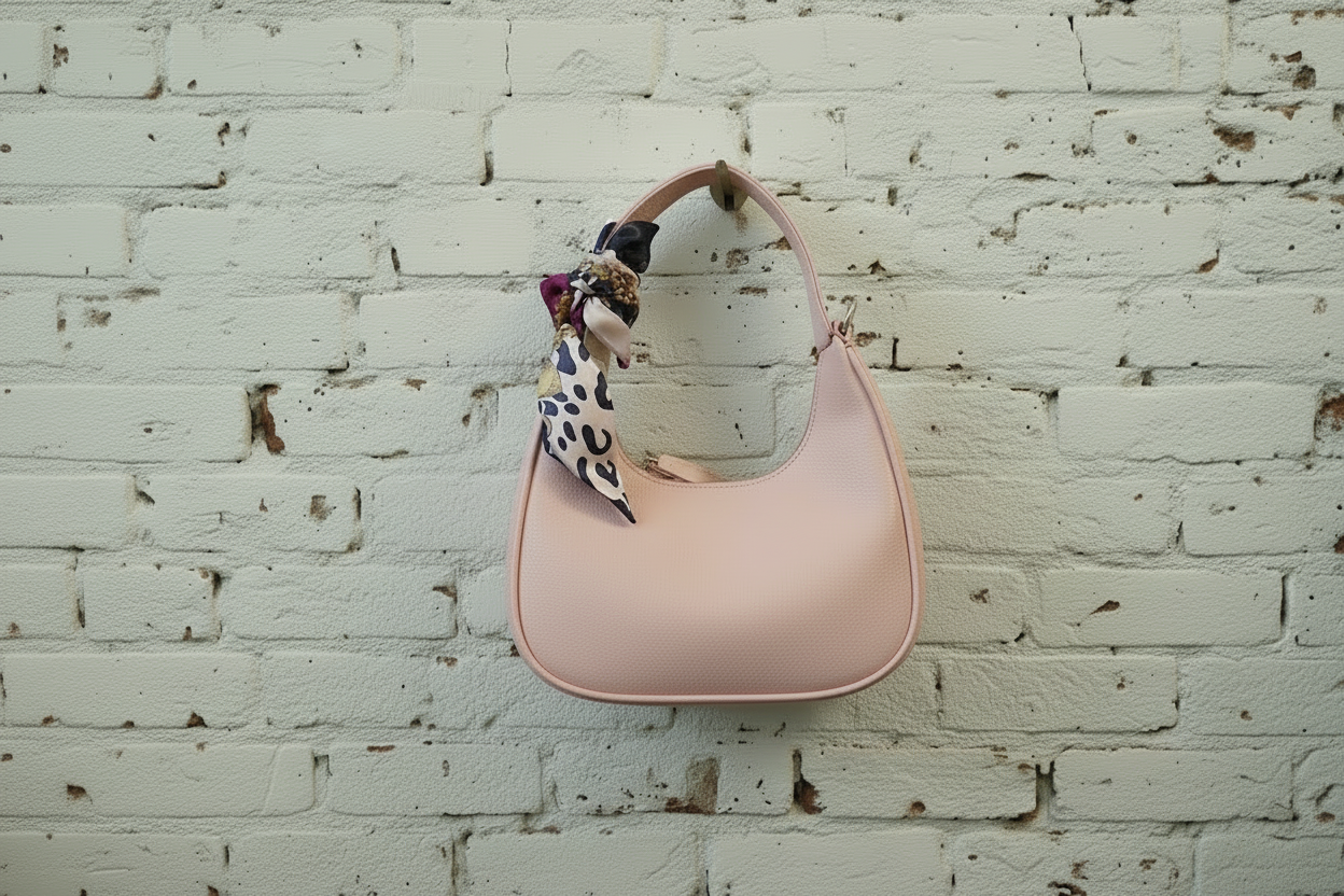 City bag mezzaluna Cindy ecopelle