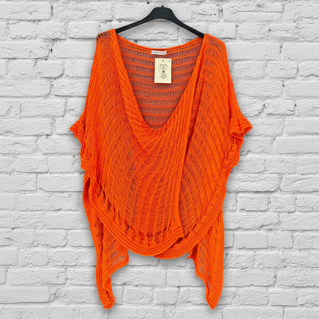 Maxi maglia rete intrecciata curvy