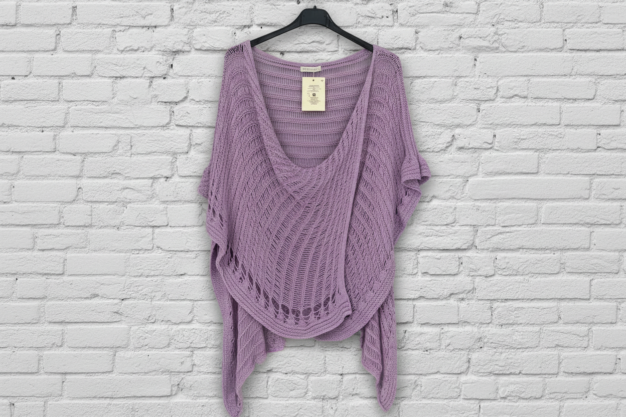 Maxi maglia rete intrecciata curvy