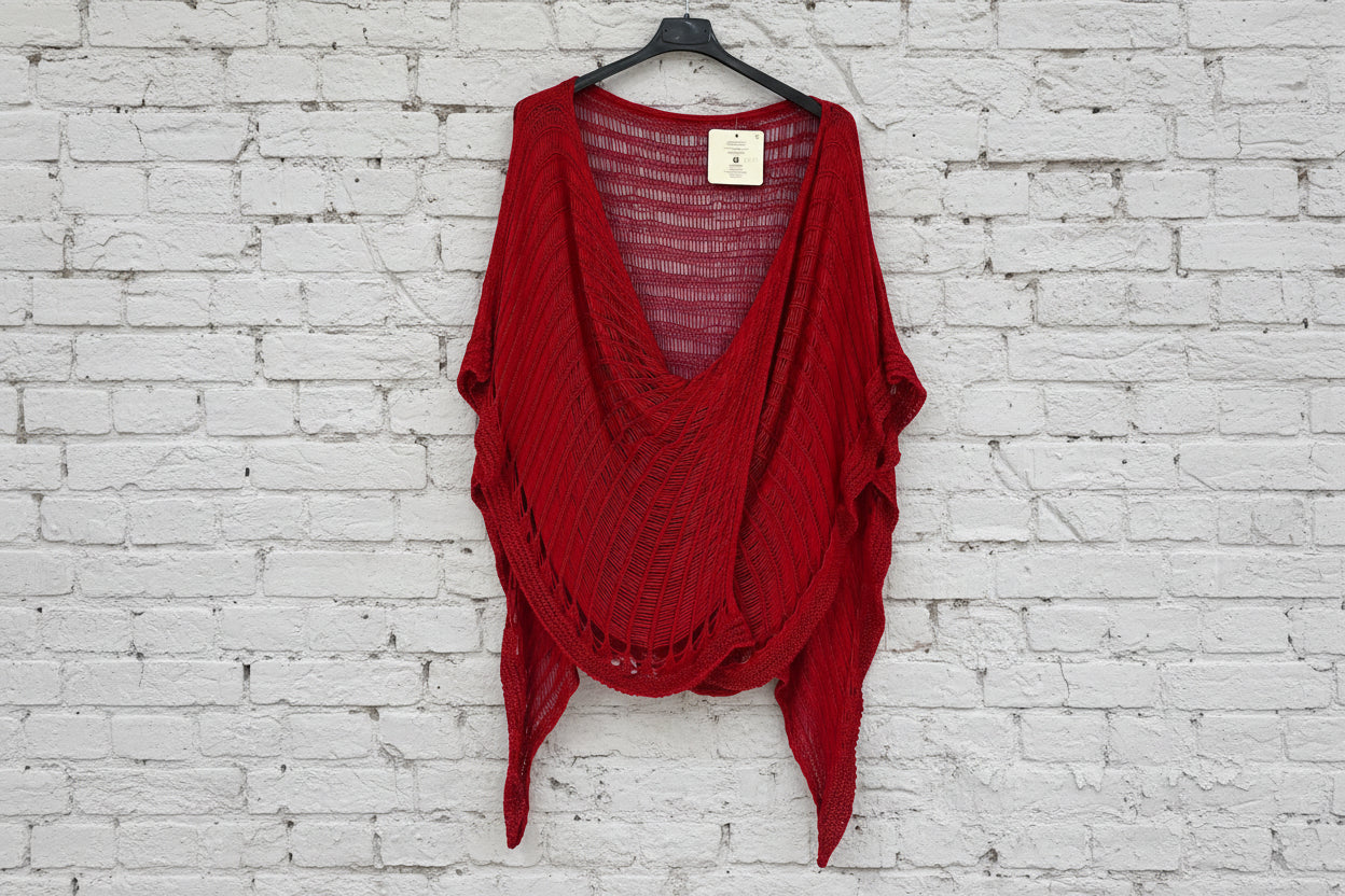 Maxi maglia rete intrecciata curvy