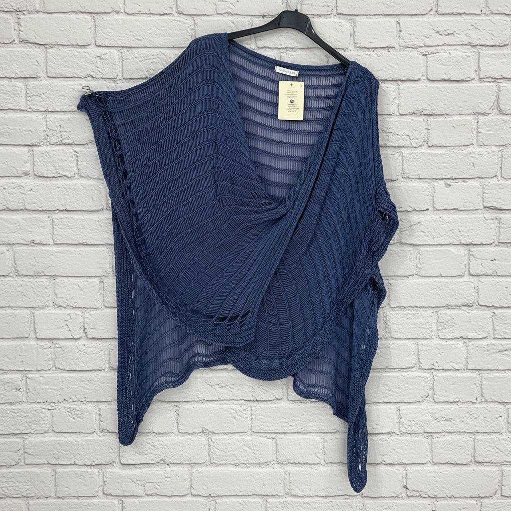 Maxi maglia rete intrecciata curvy