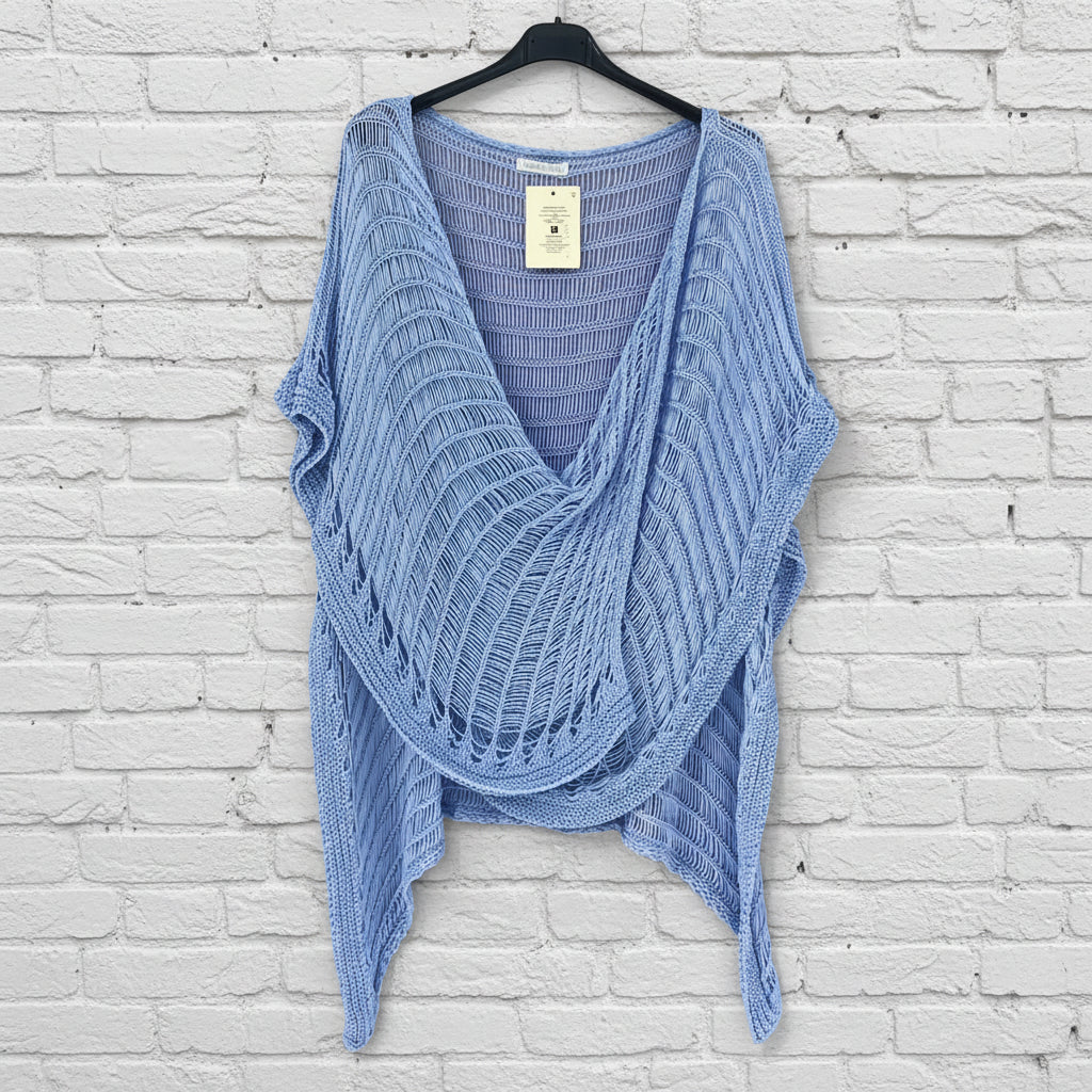 Maxi maglia rete intrecciata curvy