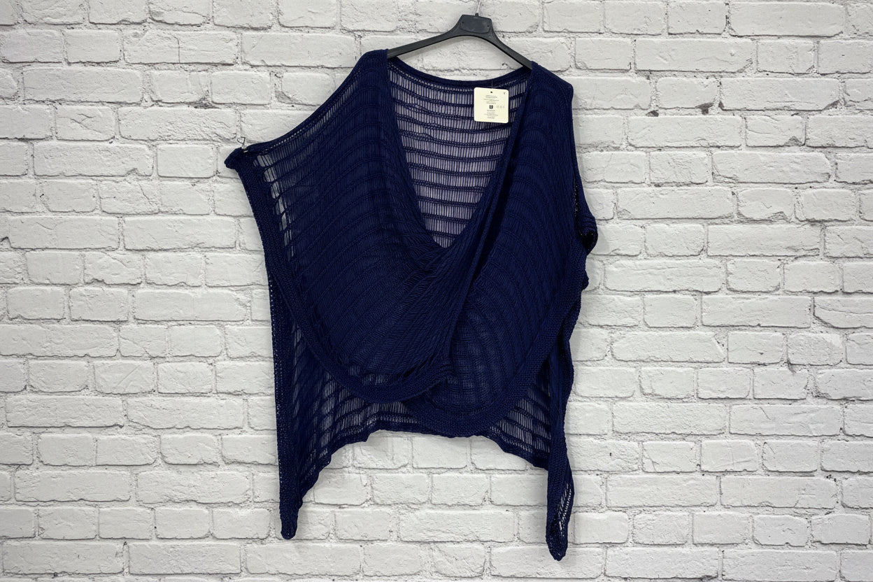 Maxi maglia rete intrecciata curvy