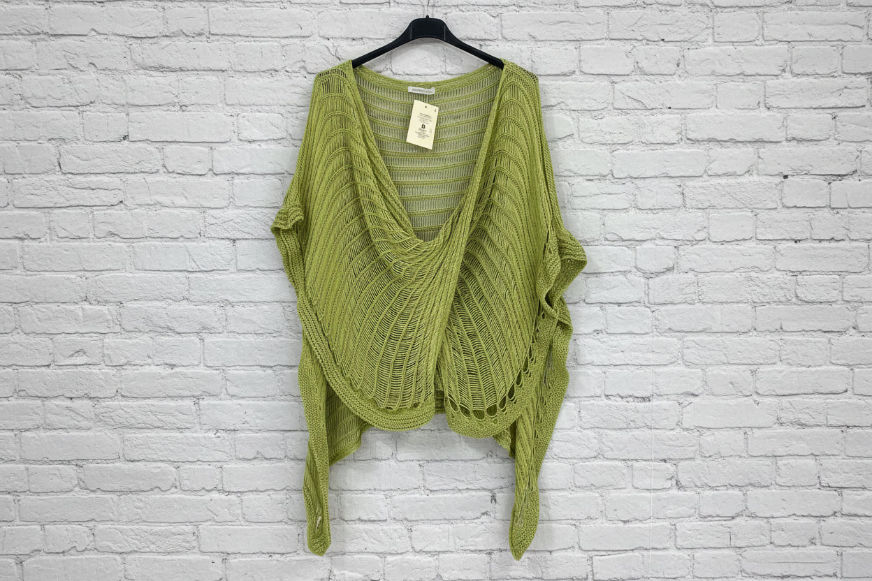 Maxi maglia rete intrecciata curvy