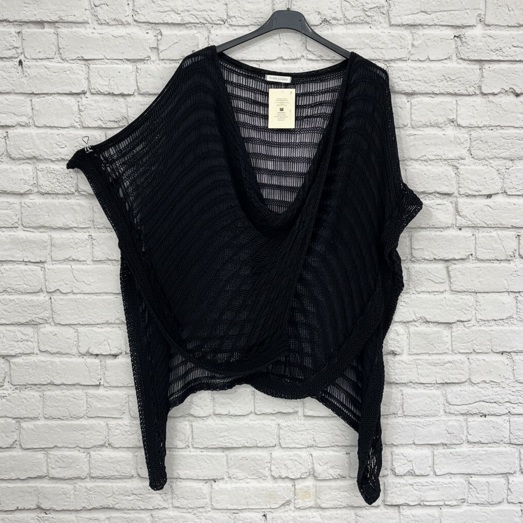 Maxi maglia rete intrecciata curvy